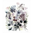 thumbnail image 2 of Popp, Grace 26x30 White Modern Wood Framed Museum Art Print Titled - Swaying Florets I, 2 of 4