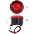 thumbnail image 3 of Alarma de marcha atrás para coche con cable/luz, 105 dB, universal, impermeable, bocina de marcha atrás para coche, alarma de advertencia, zumbador, sirena, 12 V-24 V, 3 of 5