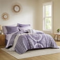 thumbnail image 4 of Regency Heights Twin XL Size Comforter Set, 7-Piece Bed in a Bag Twin XL, Purple Bedding Sets with Sheets, Bed Skirt, 4 of 8