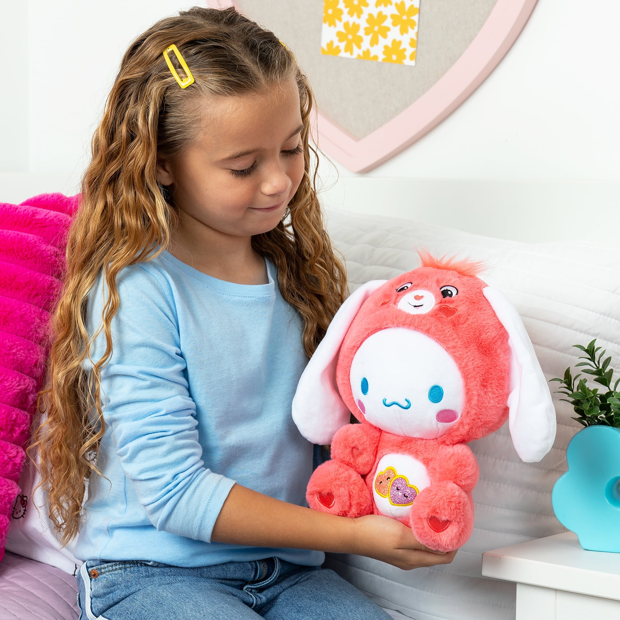 Care Bears x Hello Kitty , Cinnamoroll as LoveaLot Bear , 10" Collectible Plush, Great Gift for Girl(图5) Care Bears x Hello Kitty , Cinnamoroll as LoveaLot Bear , 10" Collectible Plush, Great Gift for Girl(图5)