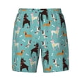 thumbnail image 4 of Lsque Mens Swim Trunks Cute Dog Pattern - Bathing Suit Compression Liner - Beach Swim Shorts Swimwear - (S-3XL) - Stretch Quick Dry -3X-Large, 4 of 9