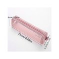 thumbnail image 2 of 1pc Clear Square Mesh Pencil Case For Stationery/Makeup Brush Storage, 2 of 4