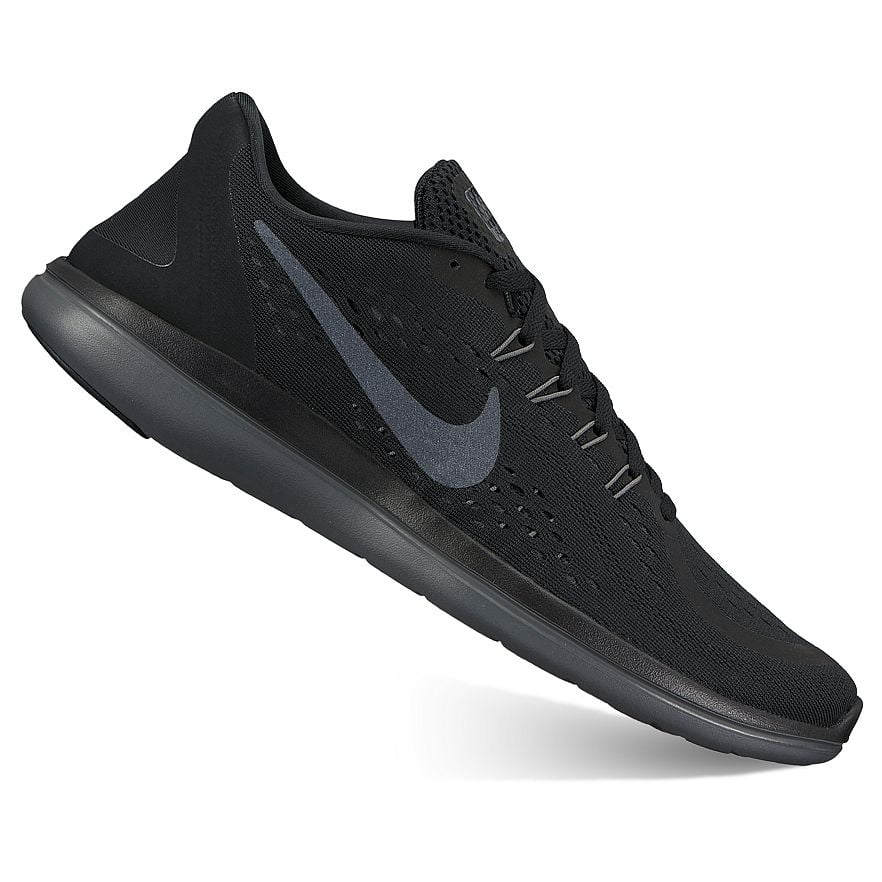 nike black flex shoes
