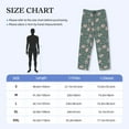 thumbnail image 4 of KLL Mens Pajama Pants for Men,Mens Lounge Pants,Funny Gifts for Men,Men's Pajama Bottoms-Hedgehogs and Flowers, 4 of 6