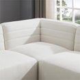 thumbnail image 6 of Rosebowl Cream Boucle Fabric Modern Living Room Corner Symmetrical Sofa, 6 of 7
