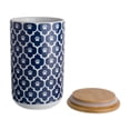 thumbnail image 5 of Bone Dry Lattice Pet Treat Jar Canister, Dishwasher Safe,4x6.5", Nautical Blue, 5 of 5
