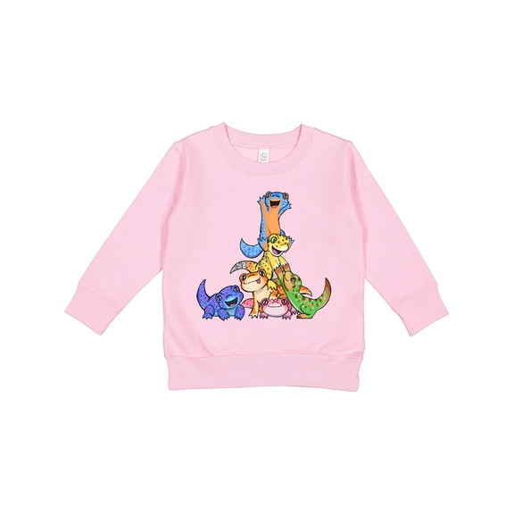Inktastic Gecko Pile Cute Lizards Toddler Sweatshirt