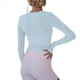 thumbnail image 5 of Top de Ballet Cruzado de Larga con Lazo Frontal para Mujer, Ideal para Entrenamiento, Pilates, Yoga y Salidas Lago Azul M, 5 of 10