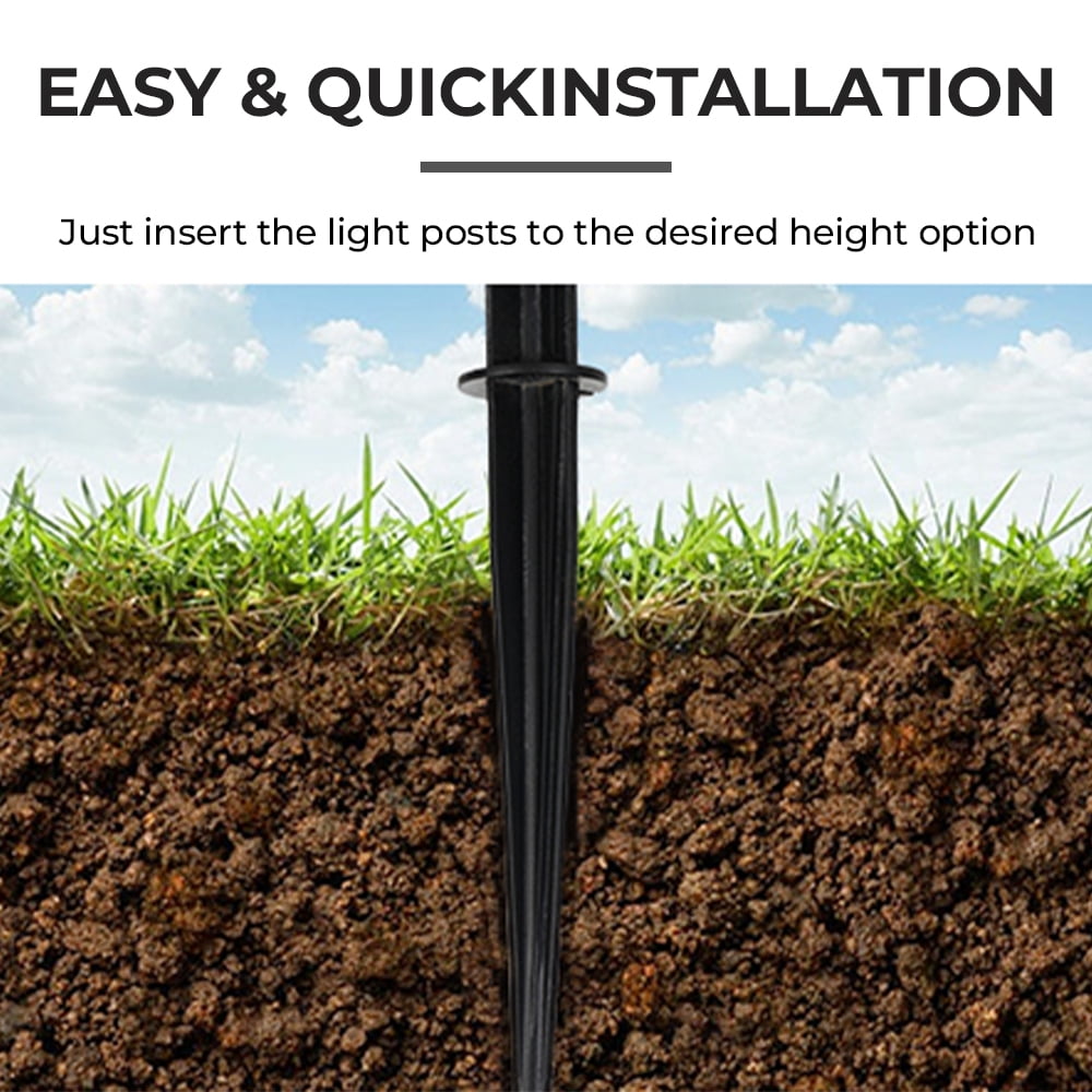 Grand Patio Outdoor 5-Piece Solar LED Pathway Light