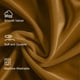 thumbnail image 5 of Cortina Jinchan Velvet Blackout, 275 x 270 cm, marrón dorado, 1 panel, 5 of 8