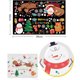 thumbnail image 2 of Navidad para ventana,Ventana de Navidad extraíble y reutilizable,Pegatinas de ventana de decoración navideña,PVC para ventana Copo de nieve,Reno,Papá Noel,Árbol,Zorros oso de fresa Electrónica, 2 of 3
