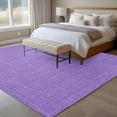 thumbnail image 4 of 6'x9' Area Rugs, Lavender Burlap Texture Indoor Outdoor Area Rug for Living Room Bedroom, Farmhouse Vintage Lavender Washable Bathroom Rugs Kitchen Floor Carpet Mats Home Decor Aesthetic, 4 of 8