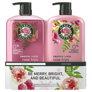 ($14 Value) Herbal Essences Shampoo and Conditioner Set, Paraben-Free, Rose Hips, 2 Piece