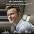 thumbnail image 3 of TOZO T20 ANC Bluetooth Wireless Earbuds, 49H Playtime, HiFi Stereo, IPX8 Waterproof, Wireless Charging, Black, 3 of 8