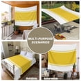 thumbnail image 6 of Yellow Geometric Large Tapestry for Bedroom Wall Hanging Tapestry,Modern Striped Abstract Art Aesthetics Ceiling Backdrop Tapestries Poster Blanket Wall Decor for Teens Room Living Room 86" x 104", 6 of 8