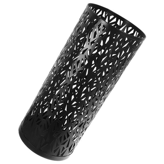 MLINS Hollow Metal Storage Bucket Umbrella Holder for Entryway Versatile Dried Flower Holder