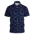 thumbnail image 1 of Chemise d'Été Décontractée Imprimée pour Homme Coupe Ample pour Activités de Plein Air et Temps Chaud Port Confortable, 1 of 2