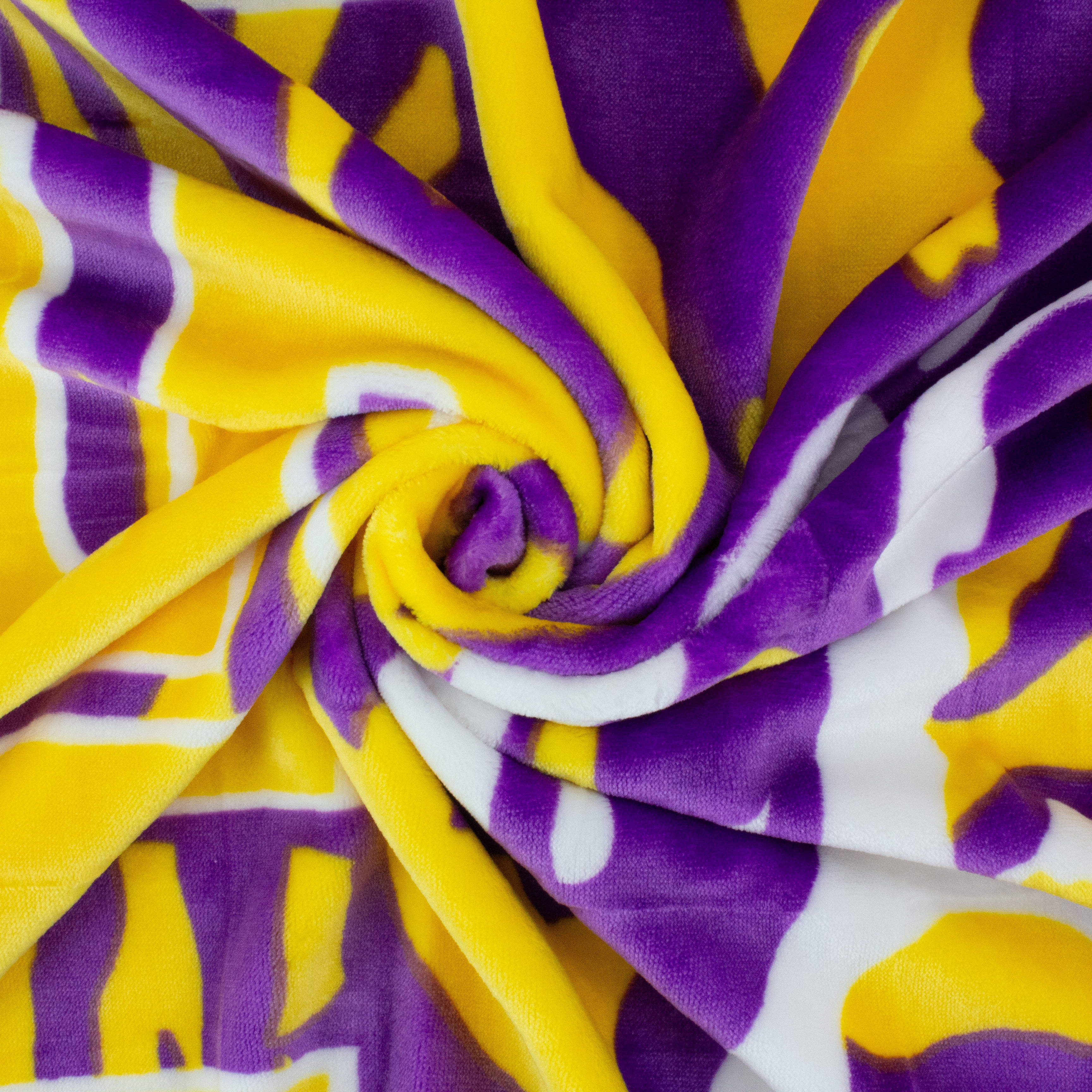 College Covers Everything Comfy LSU Tigers Soft Raschel Throw Blanket, 60" x 50"