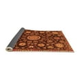 thumbnail image 2 of Ahgly Company Indoor Round Oriental Orange Traditional Area Rugs, 8' Round, 2 of 4
