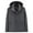 Grey, variant on MIXUE Mens Coats And Jackets Autumn Winter Solid Color Hooded Long Sleeve Zip Up Slim Fit Casual Coat Sportswear,Black,M