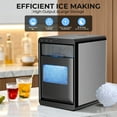 thumbnail image 2 of WAA Nugget Ice Makers Countertop,44Lbs/24H Crushed Ice Maker & Pebble Ice Machine,Pellet Ice Makers with Ice Scoop &Removable Basket,Sonic Countertop Ice Machine for Home/Kitchen/Office, 2 of 7