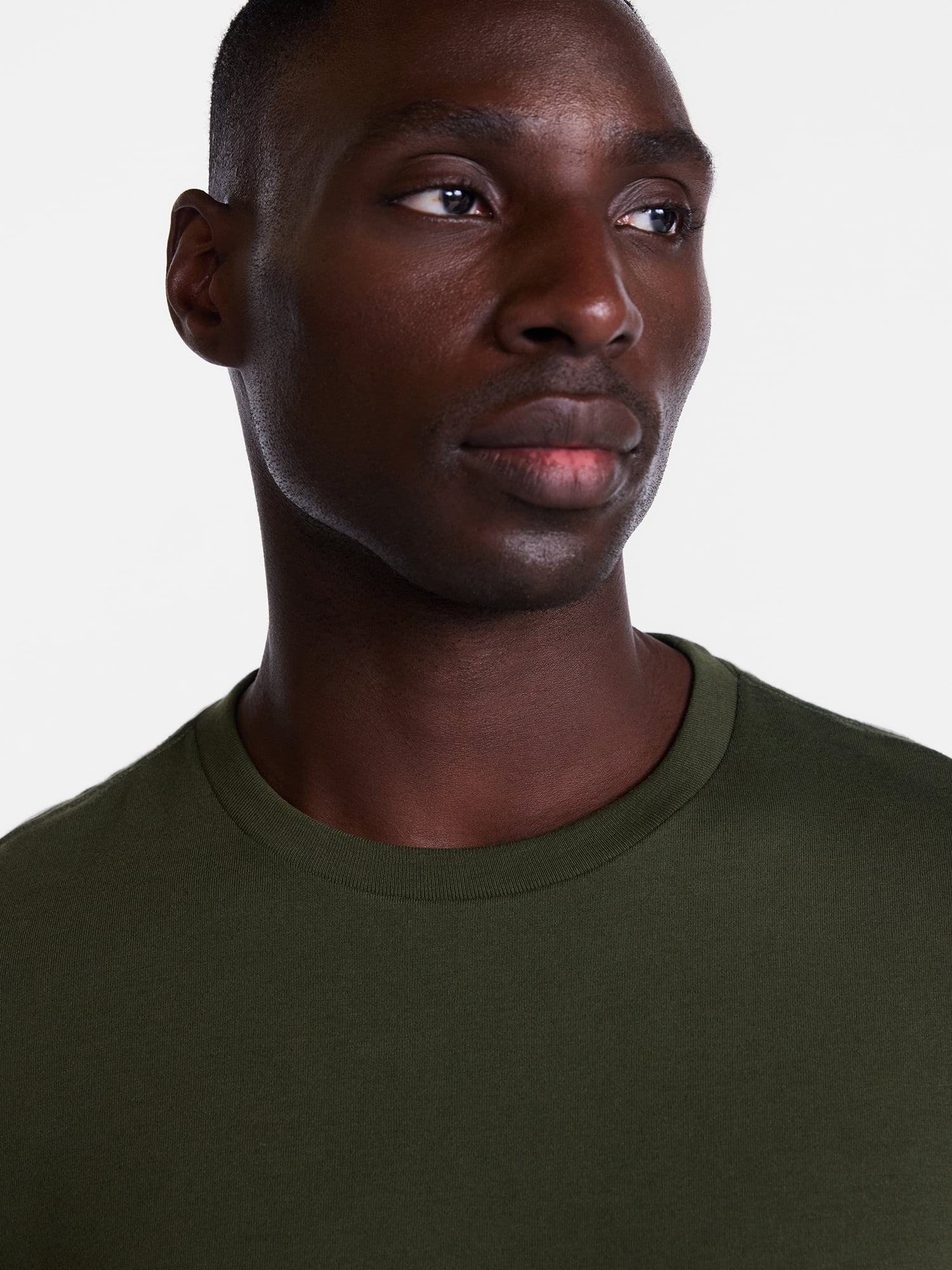 George Men's and Big Men's Crewneck Tee with Short Sleeves, Size XS-3XL