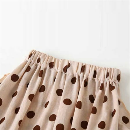 

eczipvz Baby Girl Clothes Toddler Kids Baby Girls Boys Cotton Polka Dots Linen Elastic Basic Long Pants Bloomers Casual Joggers (Pink 4-5 Years)