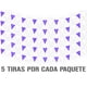 thumbnail image 1 of Banderin Calado Religioso DECORAMEC PAPEL PICADO 5 tiras de 8 metros, 1 of 6