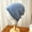Blue, variant on Autumn And Winter Pile Caps With Rolled Edges,Women With Korean Version Of Fashion Loose Thin Cold Cap, Baotou Knitting Wool Cap