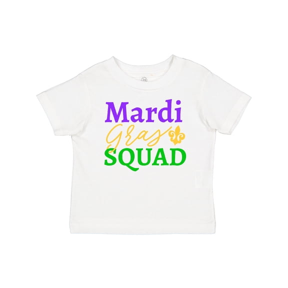 Inktastic Mardi Gras Squad with Fleur Di Lis Boys or Girls Baby T-Shirt