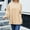 khaki, variant on JYLFC Ladies Plus Size Sweatshirt Crewneck Side Split Fleece Fall Fashion Long Sleeve Shirts Khaki 3XL