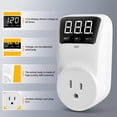 thumbnail image 5 of Surge Protector, 1800W Wall Surge Protector for Refrigerator, TV, PC, Home Appliance, Voltage Regulator with LED Display Screen, Adjustable Voltage Protector, 15A, 120V, 2 Pack,120V-2 Pack, 5 of 6