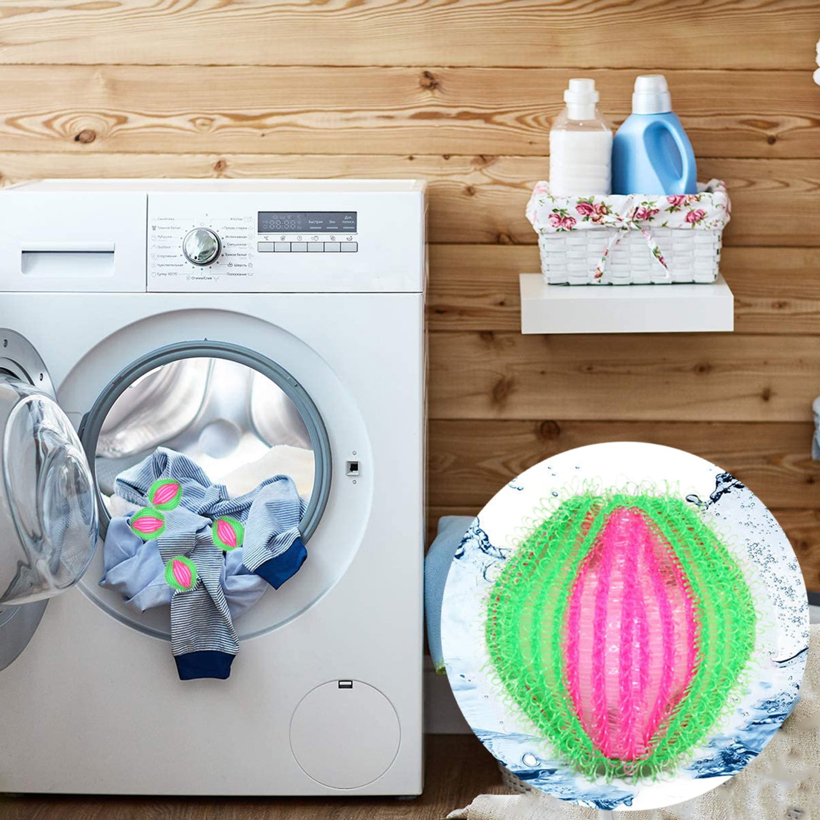 Reusable Hair Remover Washing Machine Hair Catcher Laundry Ball Dryer