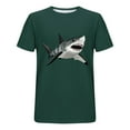 thumbnail image 5 of Cmfcve Printed Men's Shirt Short Sleeve Pullover Outdoor T-shirt Casual Breathable Gym Tops, 5 of 5