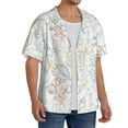 thumbnail image 2 of Sikiie Sea Animals Men's Wrinkle Free Untucked Cuban Shirt Business Casual Button Down Shirts Short Sleeve ShirtMedium, 2 of 5