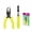 Fluorescence Yellow (3mm), variant on Single Hole Punch Paper Hole Puncher for Crafts, One Hole Punch with Soft Grip Handle, Hole Punches for Students & Adults, Handheld Circle Punch for Paper Crafts in Home, Office, Classroom Stationery