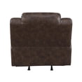 thumbnail image 6 of Lexicon Hazen Microfiber Rocker Reclining Chair in Dark brown, 6 of 15