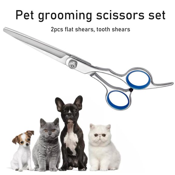 Clerance! PawCasa Professional Pet Grooming CURVED Scissors CHUNKER THINNING Shears HOT