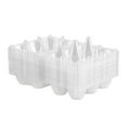 thumbnail image 2 of 108Pcs Egg Cartons Clear Plastic Egg Holder Storage Container Egg Tray for Family Pasture,Refrigerator Storage,6 Grids, 2 of 8