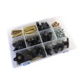 thumbnail image 1 of 129 Piece Jig Fixture T Track Hardware Kit 5/16 18 Threads with Knobs, T Bolts, Threaded Inserts 129PJHK-5/16, 1 of 5