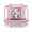 Pink Marine, variant on 55 inch Round Kids Trampoline, Bouncing Trampoline with Safety Enclosure Net, Basketball Hoop, Capacity for Indoor & Outdoor Small Toddler Trampoline,Blue Forest