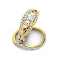 thumbnail image 2 of 1.15ctw Diamond Bridal Set in 14k Yellow Gold, 2 of 4