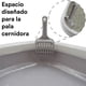 thumbnail image 3 of dognut - Arenero para Gato con Pala, Grande, Abierto, Base con Paredes-Sujeta Bolsas, Gris y Blanco, Incluye 24 Bolsas Protectoras, 3 of 8