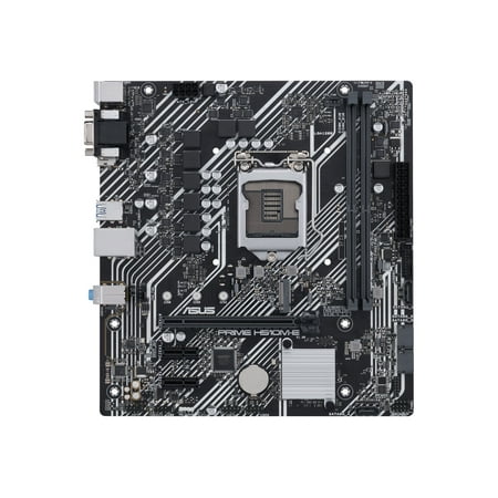 ASUS PRIME H510M-E - Motherboard - micro ATX - LGA1200 Socket - H510 Chipset - USB 3.2 Gen 1 - Gigabit LAN - onboard graphics (CPU required) - HD Audio (8-channel)