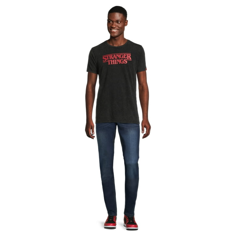 Netflix Stranger Logo, Men's Apparel Graphic T-shirt, Sizes