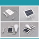 thumbnail image 4 of Billuyoard Luz solar Lámpara de emergencia Iluminación de patio Baja potencia Instalación práctica Accesorios para el hogar de larga duración Focos a Iluminación y accesorios 12W 3000mAh Billuyoard HA073525-04, 4 of 6