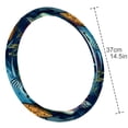 thumbnail image 4 of Shark 14.5 Inch Printing PVC Leather Car Wheel Cover Steering Wheel Cover Auto Accessories, 4 of 6