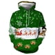 thumbnail image 1 of Hombres Casual Navidad Impresión digital Sudadera con capucha Manga larga Mismo estilo para hombres y mujeres Tops festivos Blusa Pompotops oipoqjl17209, 1 of 3