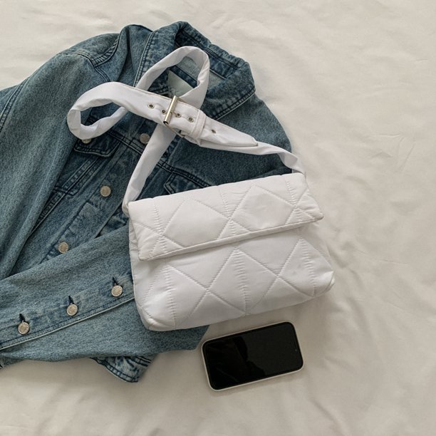 Bolsos Cuerpo Cruzado Bolso Hombro Mujeres Oxford Algodón Solid Color Satchel para Compras Viajes