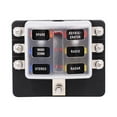 thumbnail image 1 of Miangastore RV Car 6 Way Fuse Box Seat Screw Terminal Section 1 into 6 out 12-32V, 1 of 8